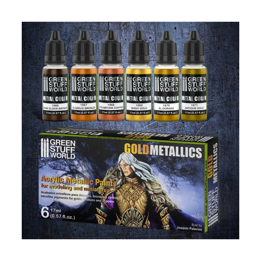 

Набор красок металлик - золото, Paint - Paint & Ink Sets