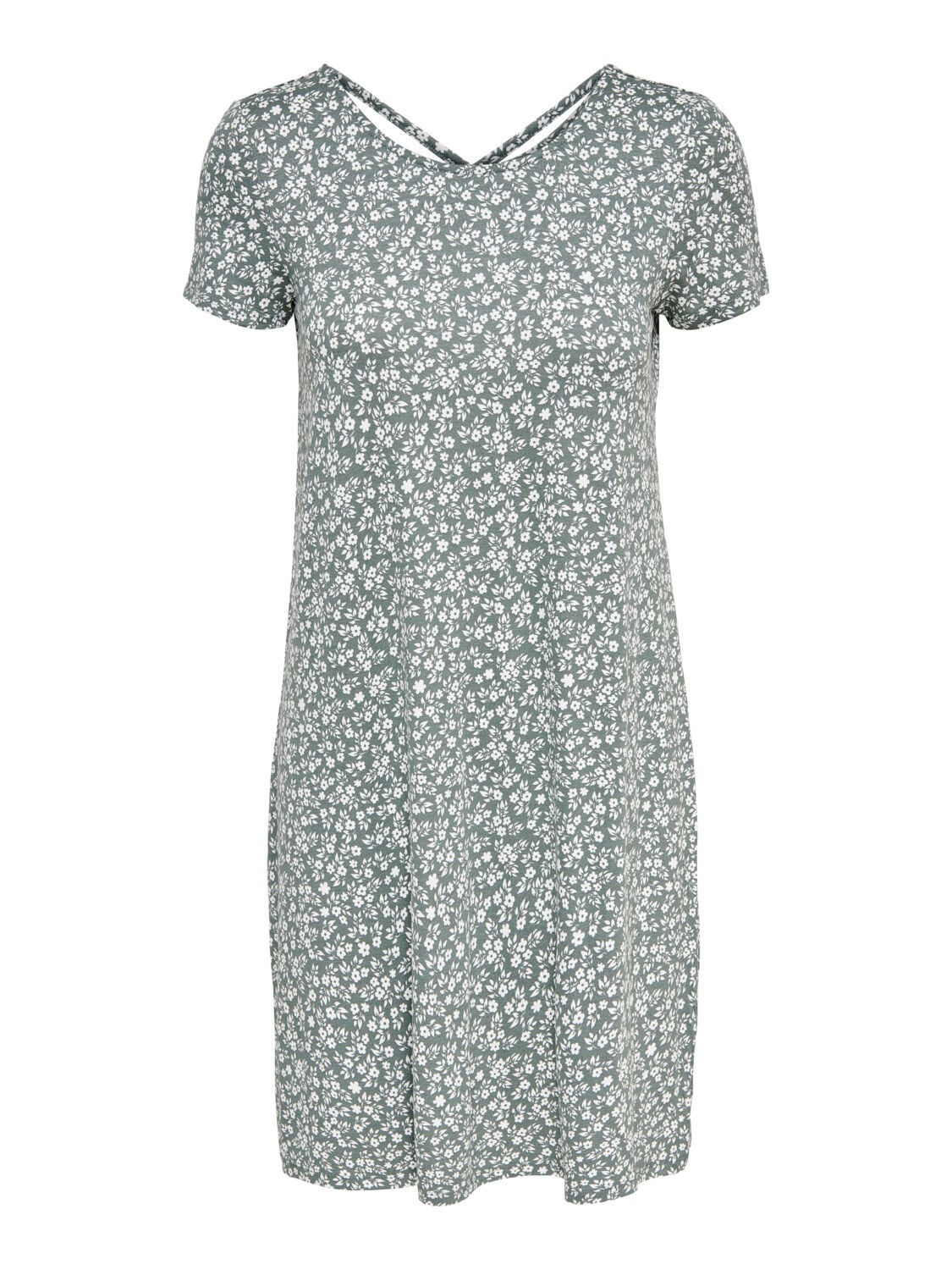 

Платье ONLY Lockeres Mini Basic Shirt mit Rücken Ausschnitt ONLBERA, зеленый