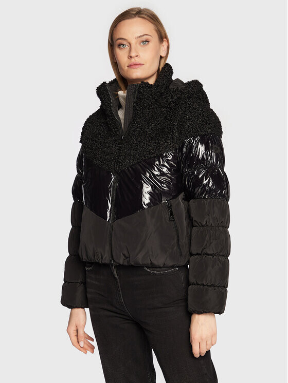 

Пуховик стандартного кроя Dkny, черный