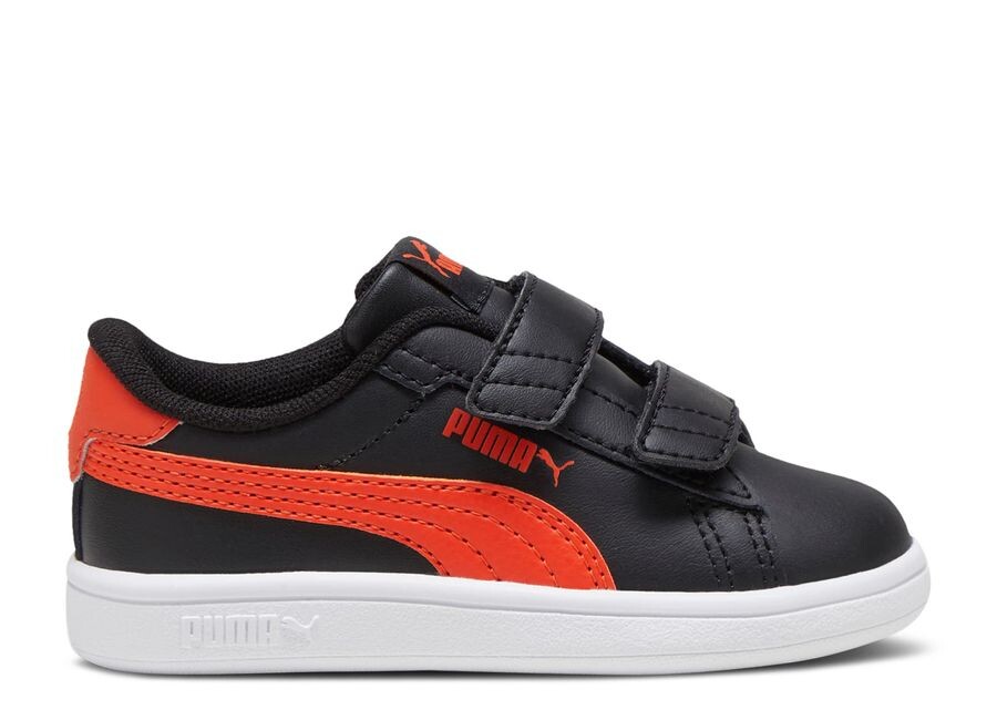 

Кроссовки Puma Smash 3.0 Leather Velcro Toddler, цвет Black Red