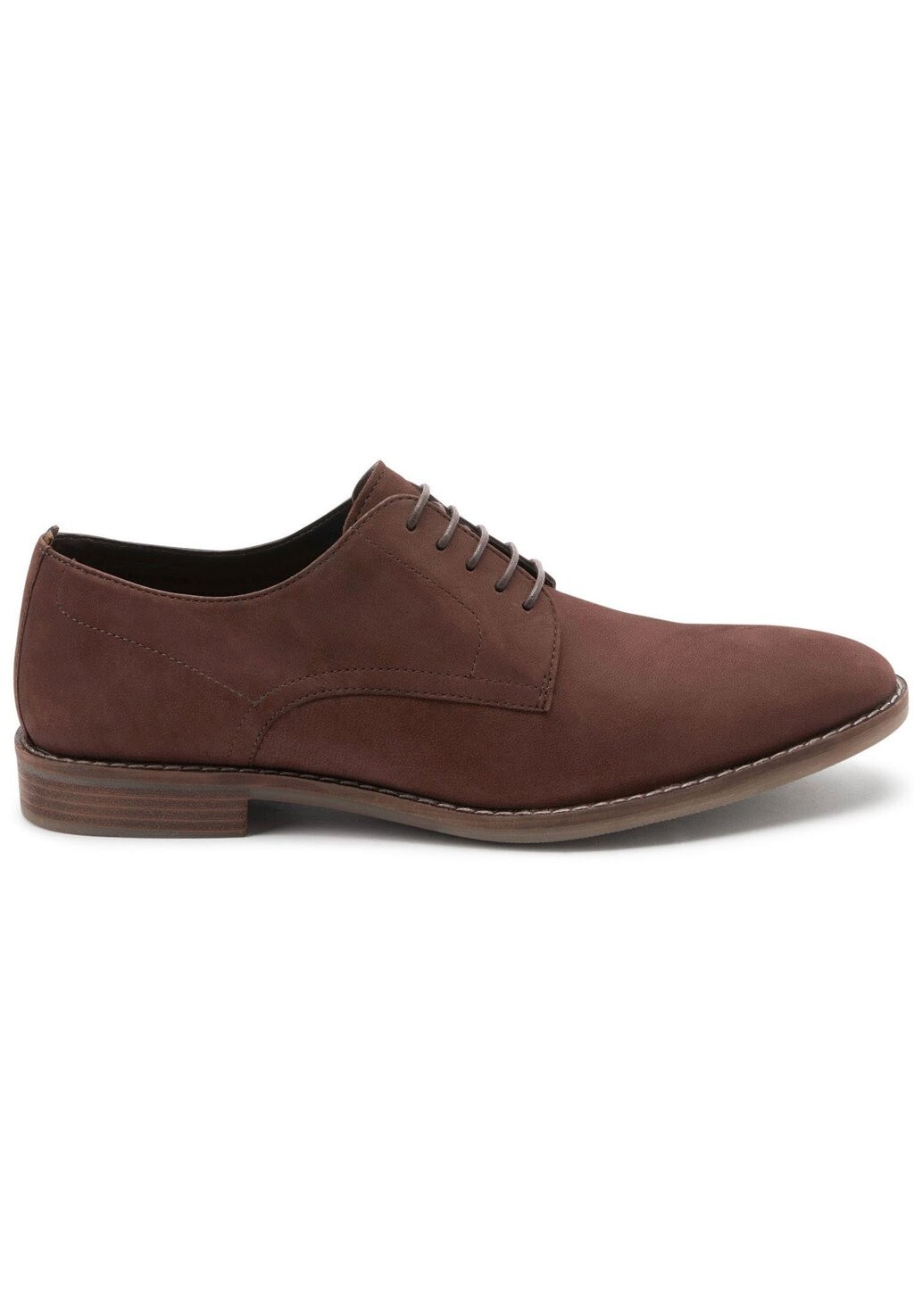 

На шнуровке Leather Derby Shoes Next, коричневый