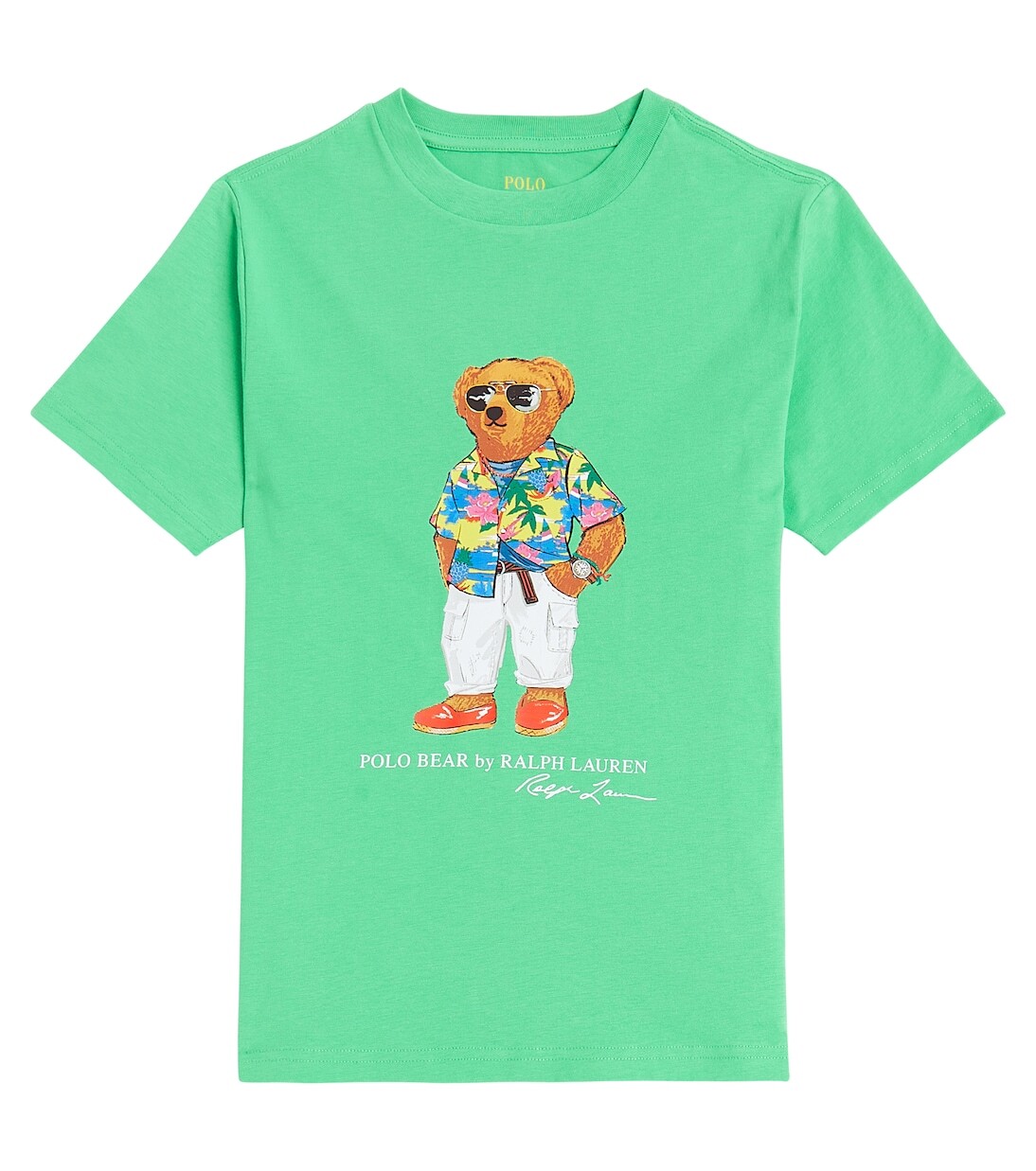 

Футболка Polo Bear из хлопкового джерси Polo Ralph Lauren, зеленый