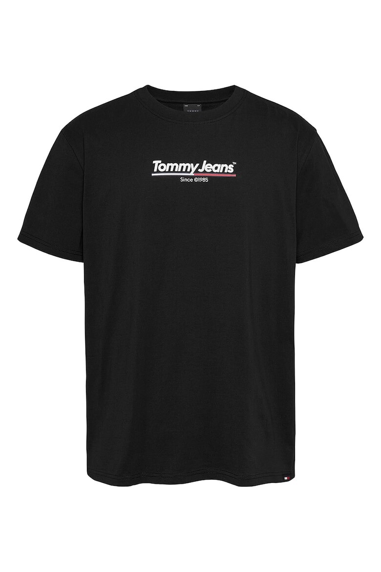 

Футболка из органического хлопка с логотипом Tommy Jeans, черный