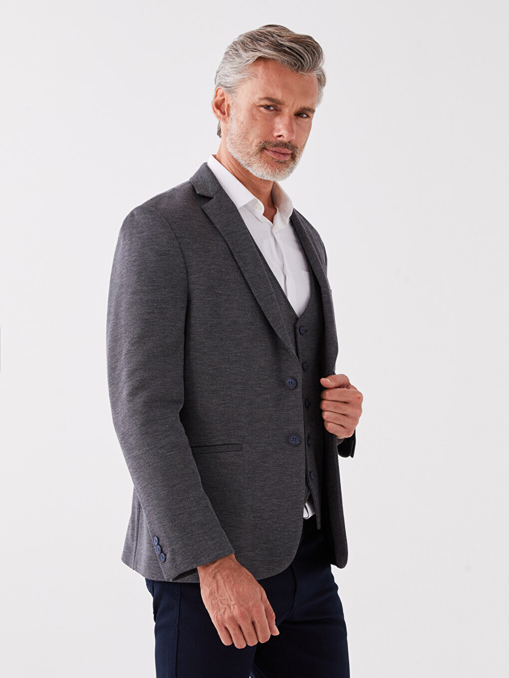 

Мужской пиджак Slim Fit LCWAIKIKI Formal, антрацит