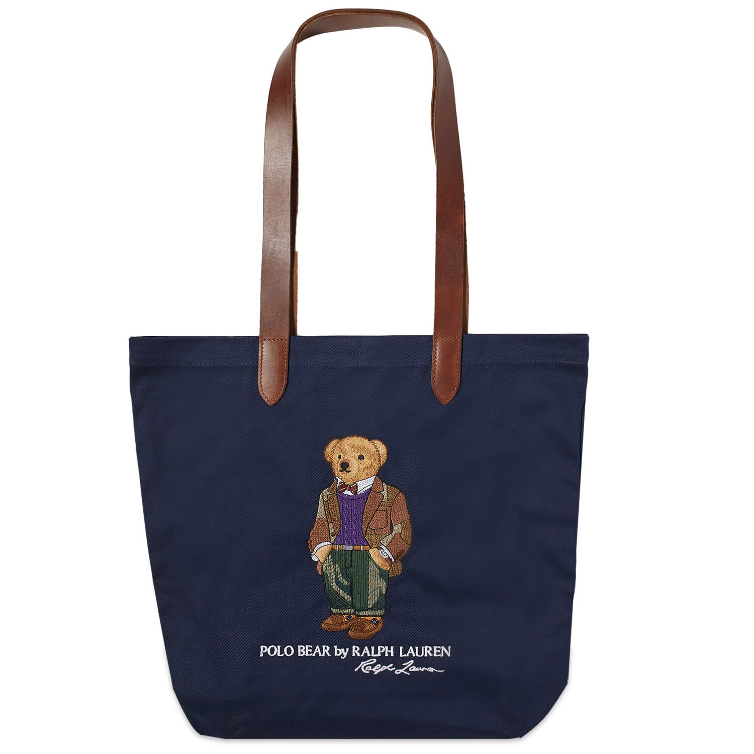 

Сумка-тоут Polo Ralph Lauren Bear, цвет Newport Navy