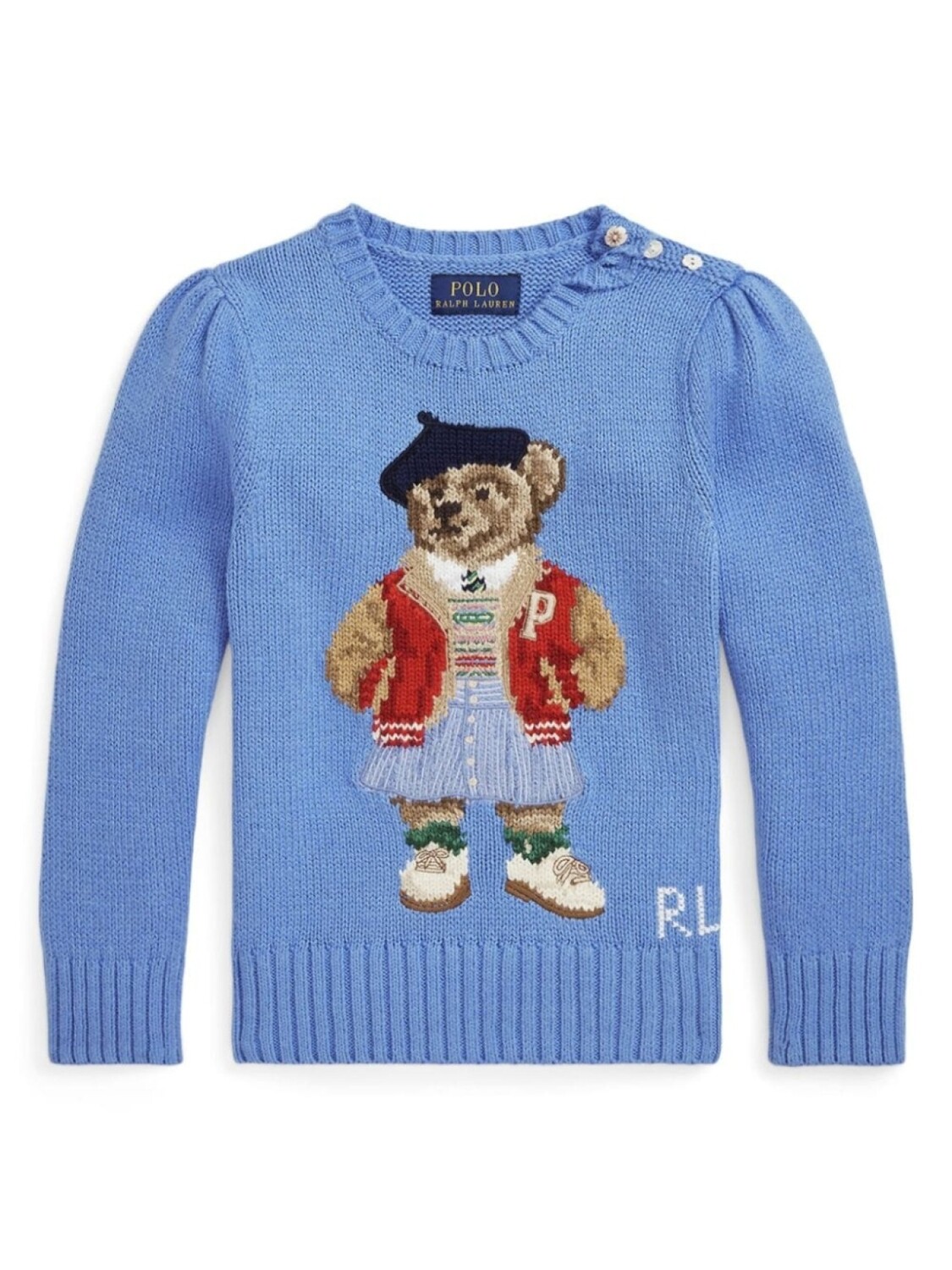 

Ralph Lauren Kids джемпер Bear, синий