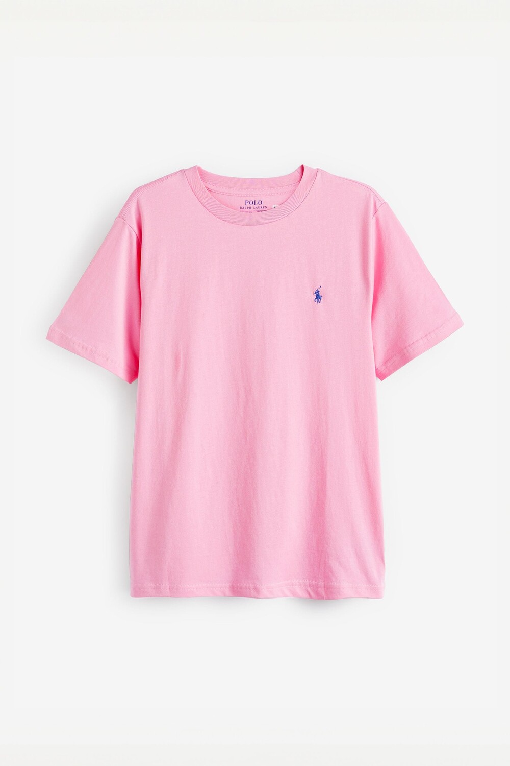 

Футболка из хлопкового трикотажа с круглым вырезом Polo Ralph Lauren, розовый