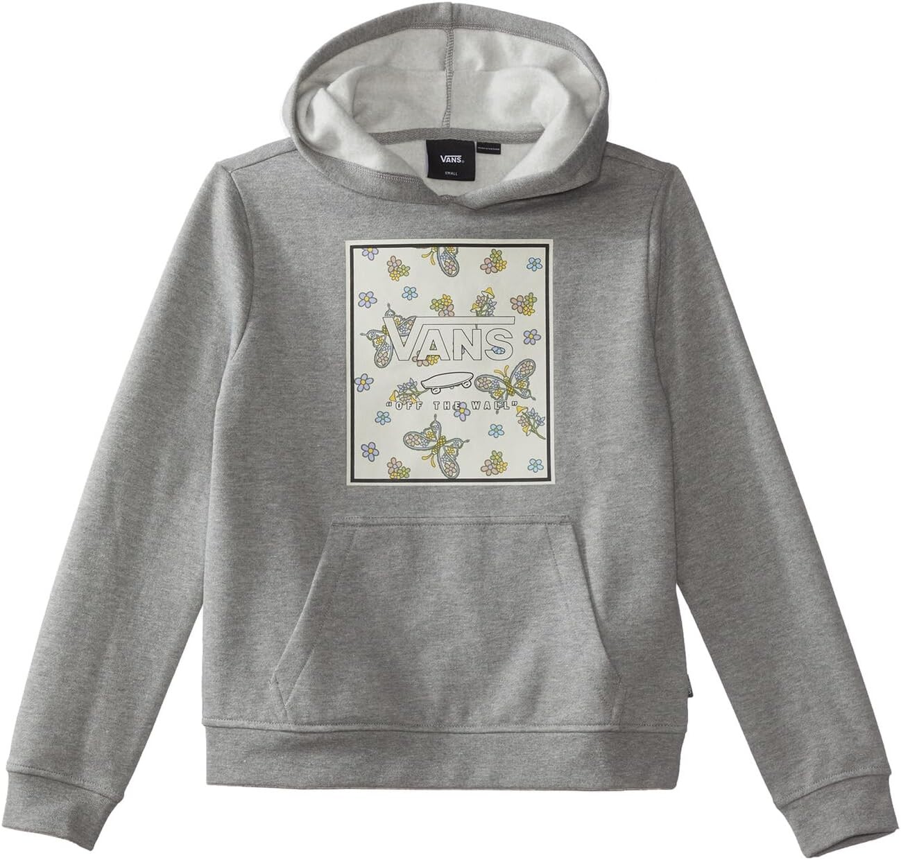 

Худи Vans Butterfly Floral Box Hoodie, цвет Grey Heather
