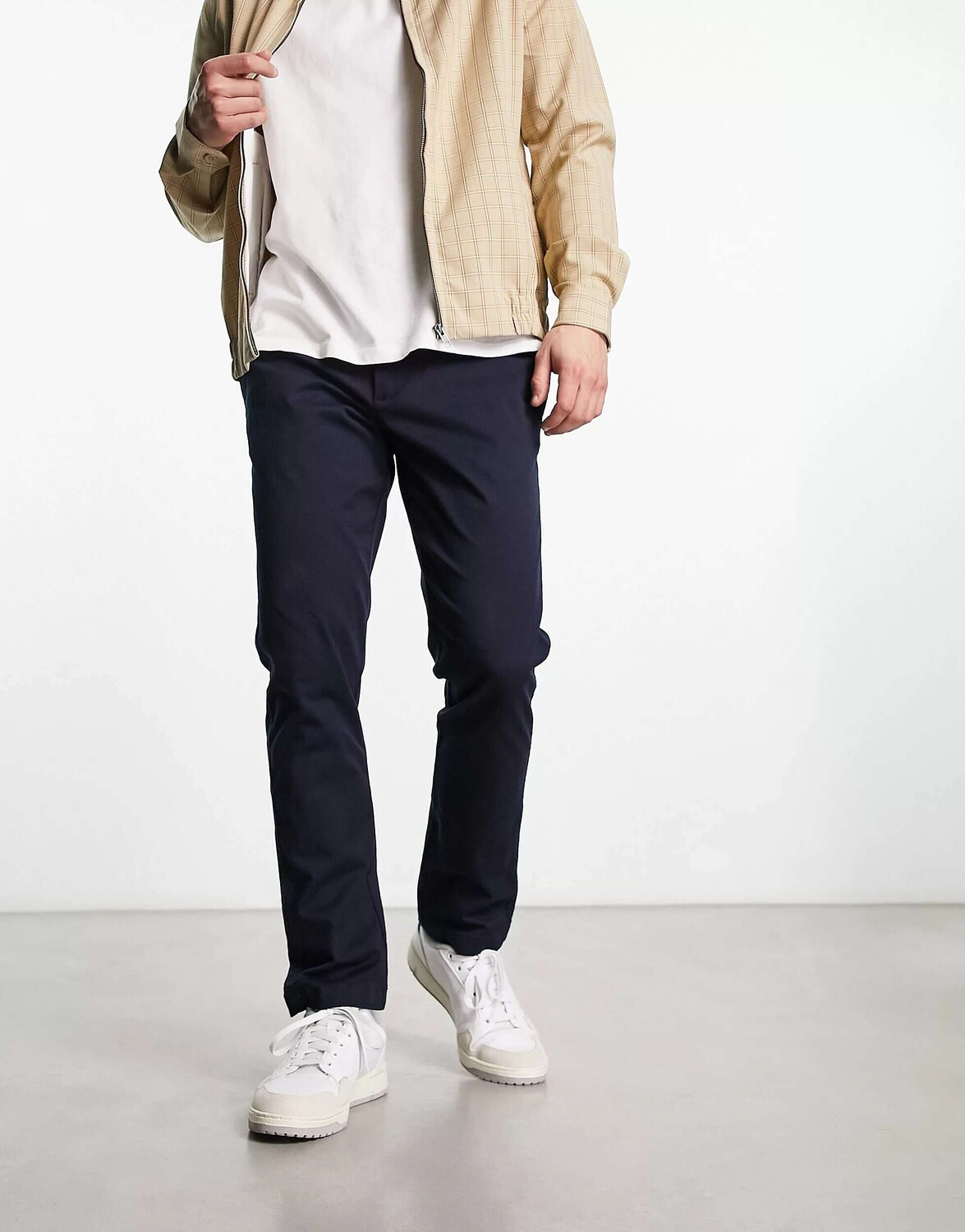 

Темно-синие брюки River Island Carpenter, Синий