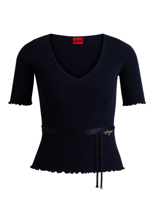 

Свитер simble slim fit Hugo, синий