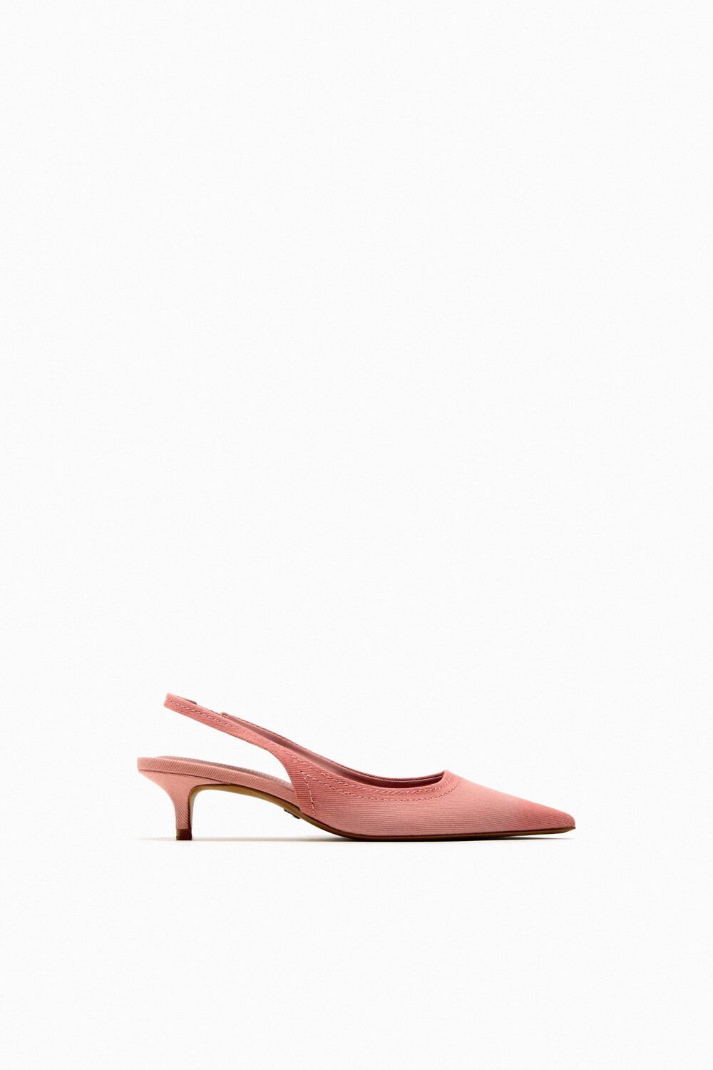 

Босоножки из денима Zara, розовый