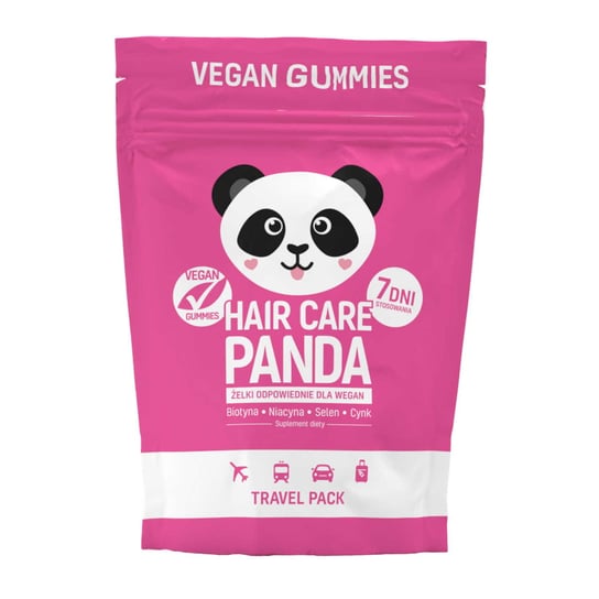 Noble Health, Уход за волосами Панда, жевательные конфеты 70 г