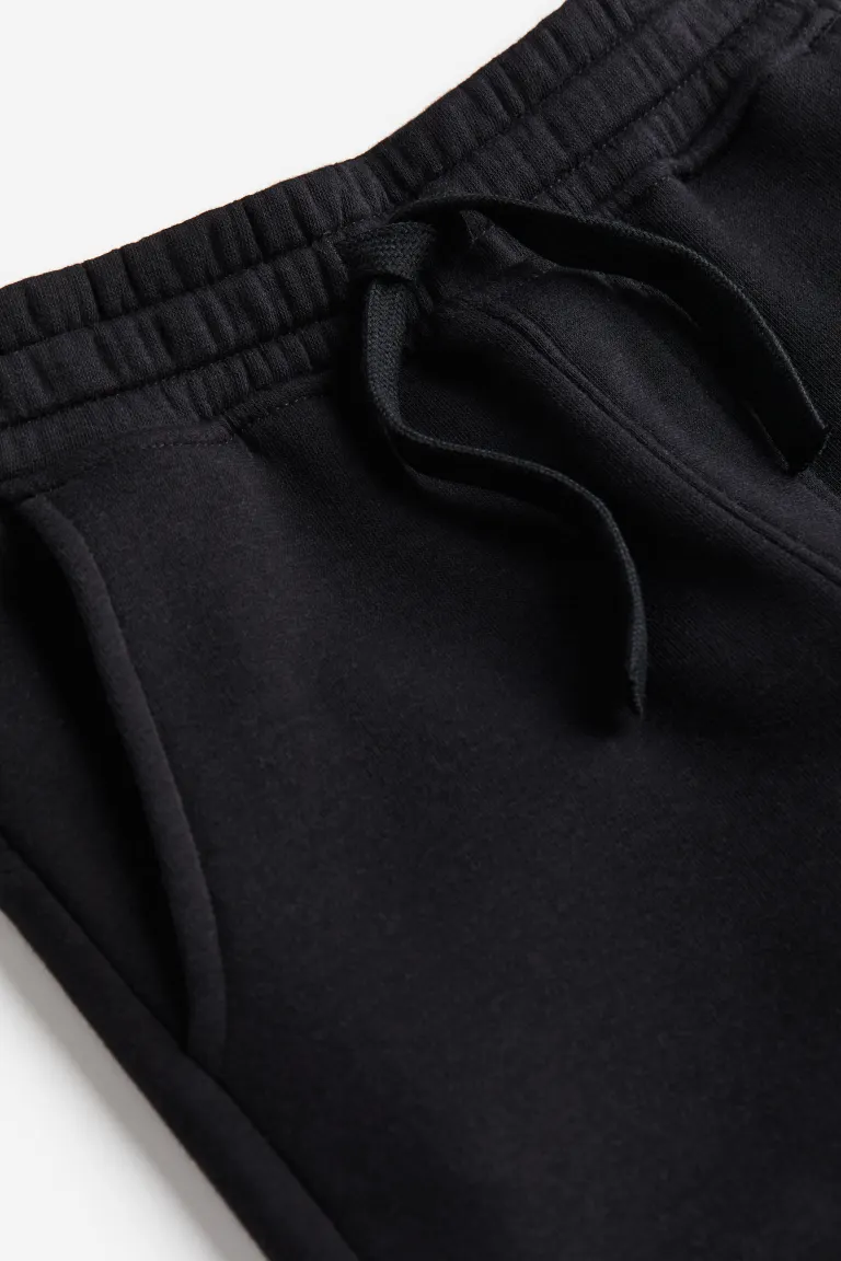 

Спортивные брюки из смесового хлопка H&M, черный
