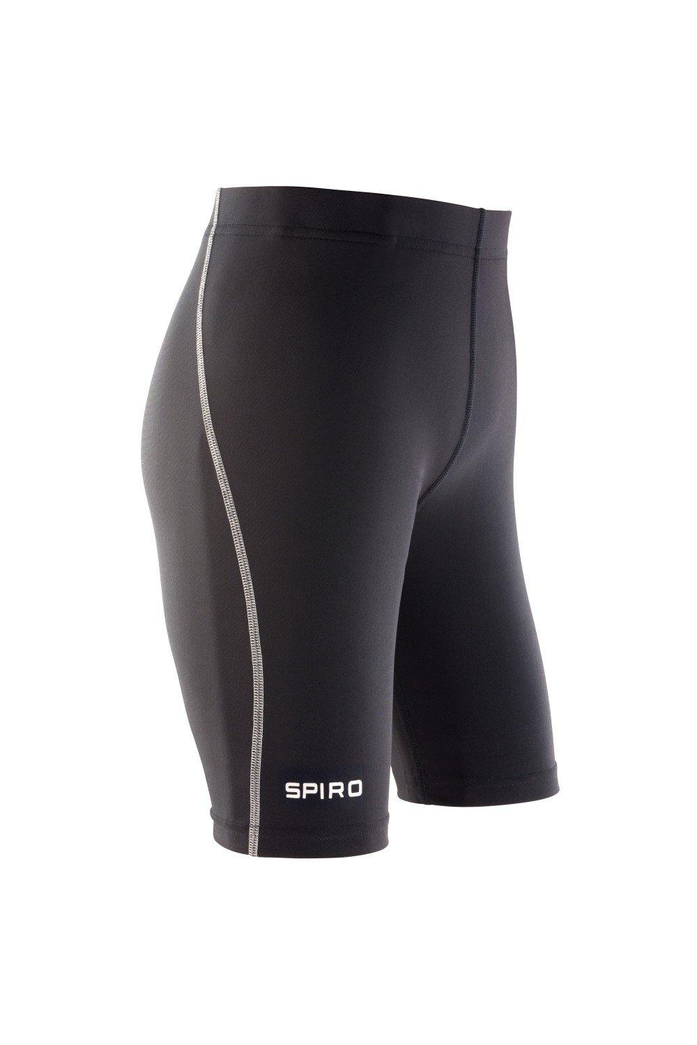 Спортивные шорты Bodyfit с базовым слоем Spiro, черный