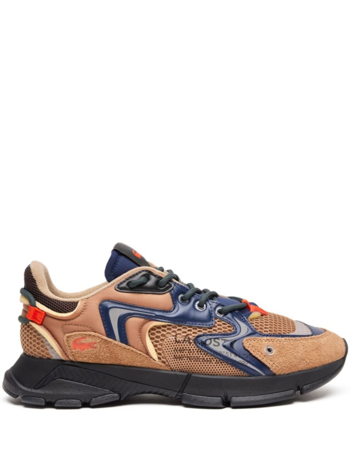 

Lacoste L003 Neo Textile panelled sneakers, коричневый, Серый