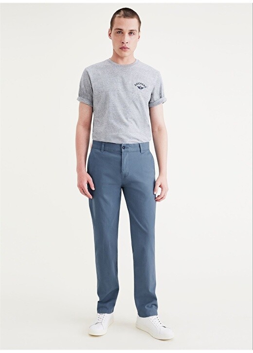 

Мужские брюки Slim Leg с нормальной талией темно-синего цвета Dockers, Синий