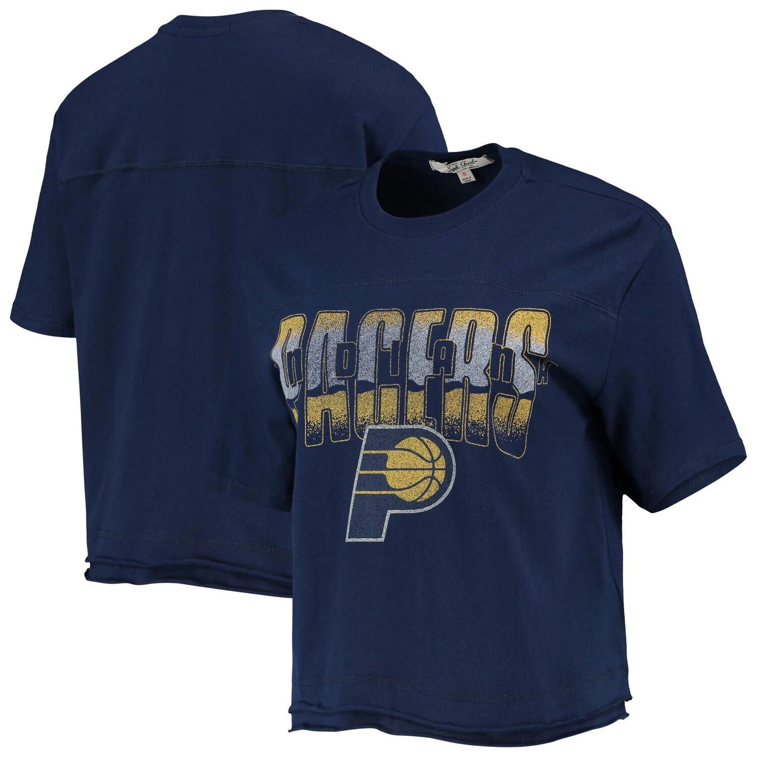 

Женский укороченный топ с градиентом темно-синего цвета Indiana Pacers Junk Food