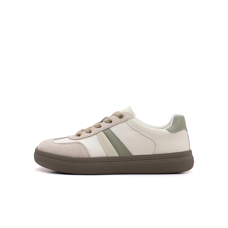 

Кеды, скейтборд обувь женская низкая Hang Ten, цвет Off-White/Gray/Blue