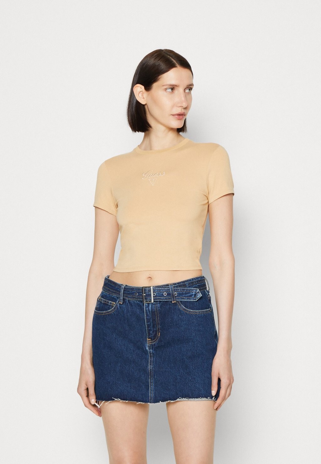 

Футболка Basic Guess Originals, Коричневый