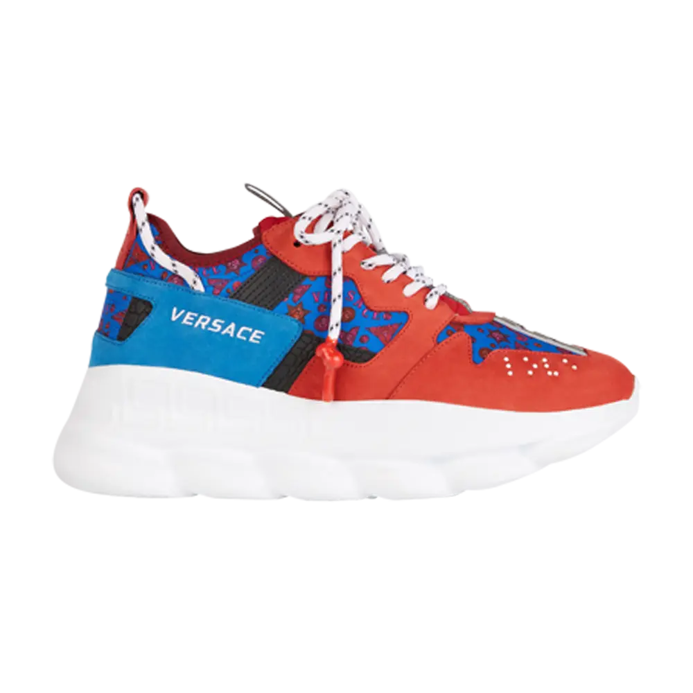 

Кроссовки Versace Chain Reaction 2, красный