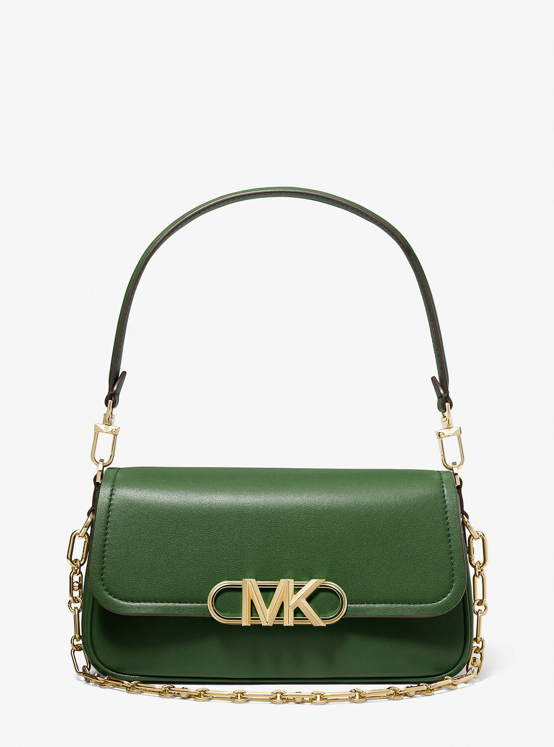 

Кожаная сумка через плечо Parker среднего размера Michael Kors, зеленый