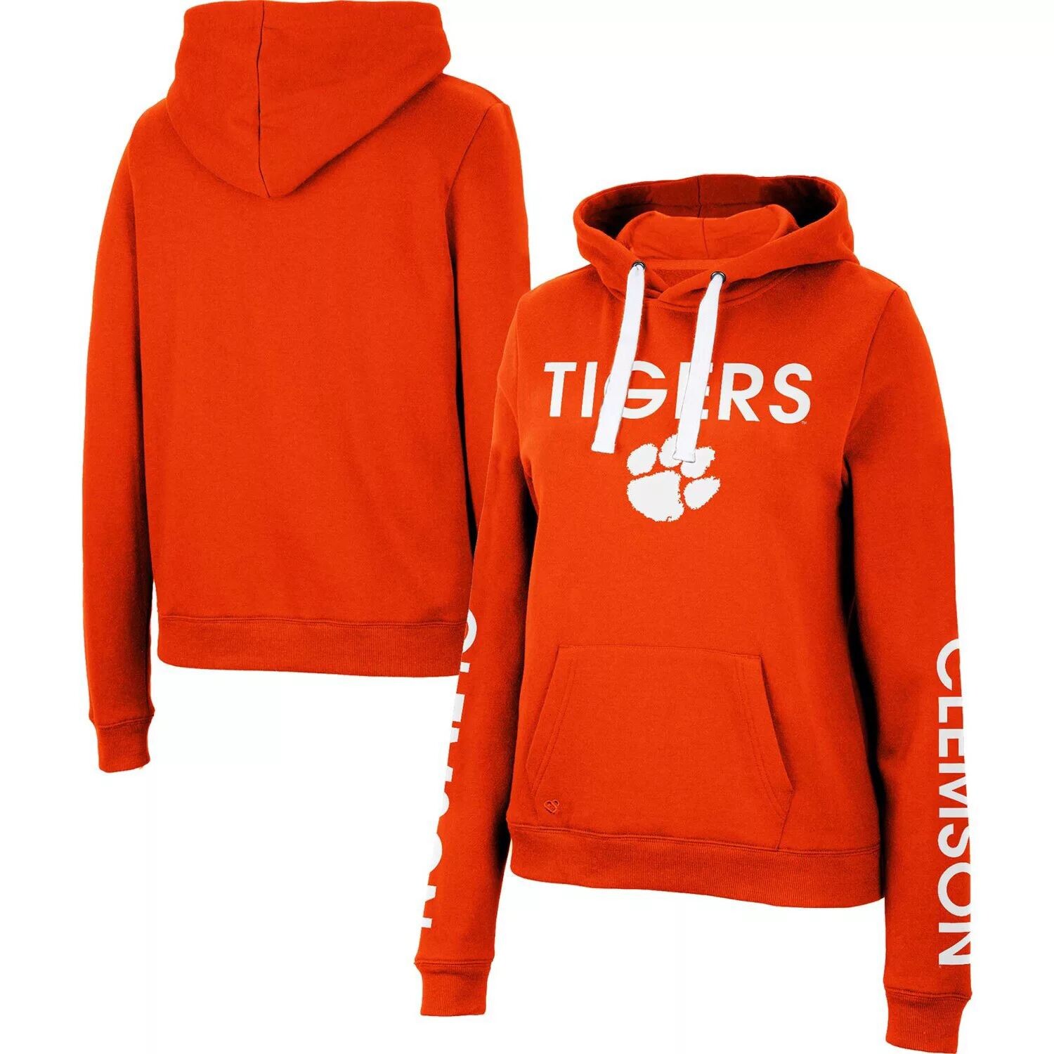 

Женский пуловер Colosseum Orange Clemson Tigers 3-Hit, толстовка Colosseum