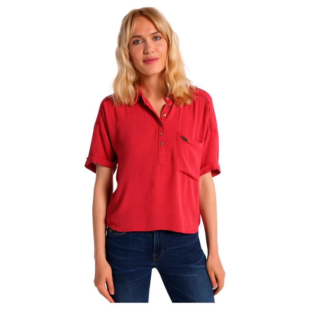 

Рубашка Lois Jeans Wrinkle, розовый