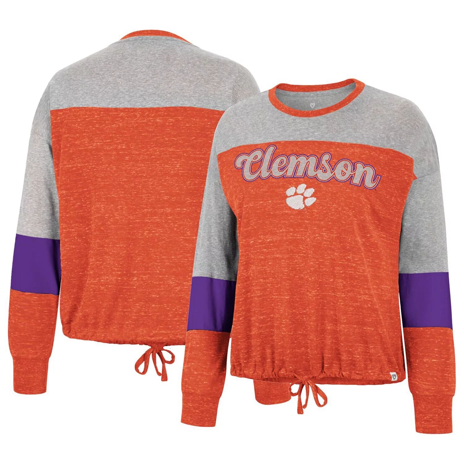 

Женская оранжевая футболка Colosseum Clemson Tigers Joanna с длинными рукавами и завязкой спереди Colosseum, Оранжевый