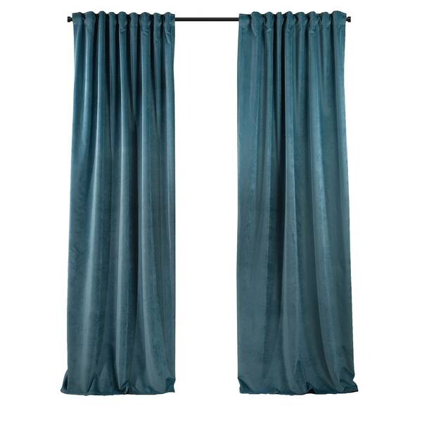 

Бархатная штора Puude Home Design 140245, 25x1x140 см, светло-голубой