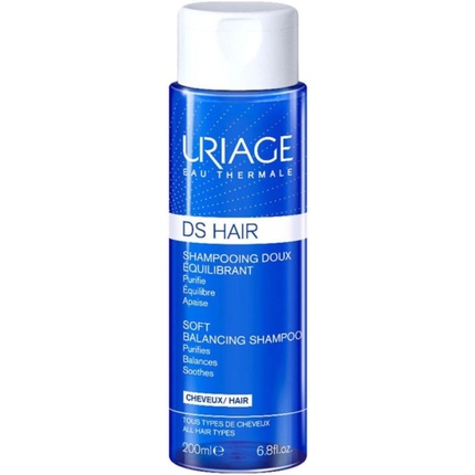 DS Hair Мягкий балансирующий шампунь 200 мл, Uriage uriage шампунь мягкий балансирующий ds 200 мл uriage ds hair