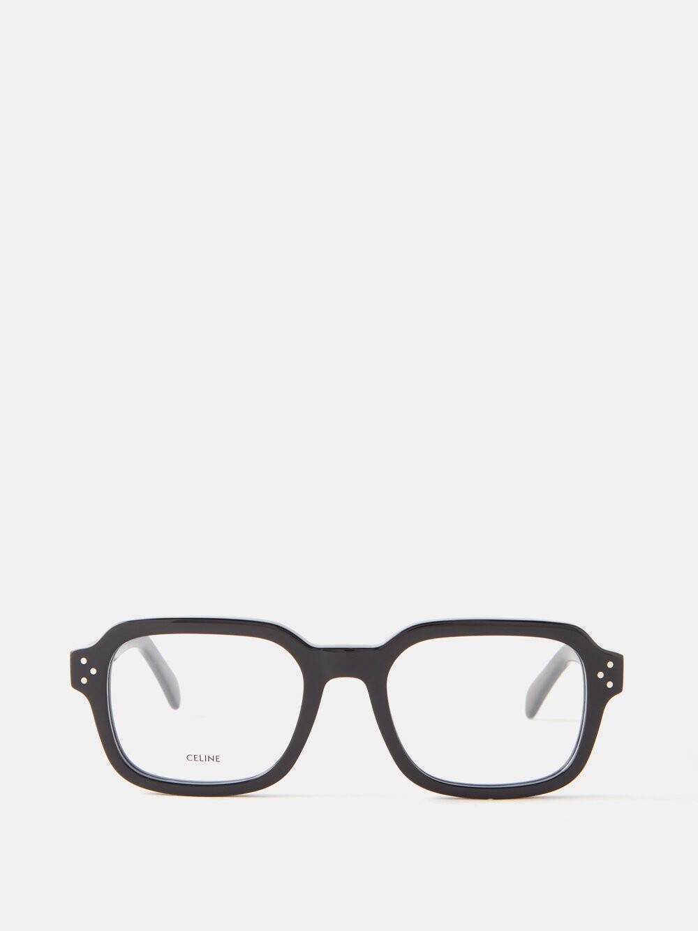 

Квадратные очки из ацетата Celine Eyewear, черный