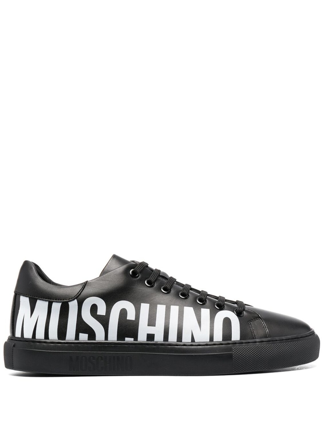 

Moschino кеды с логотипом, черный