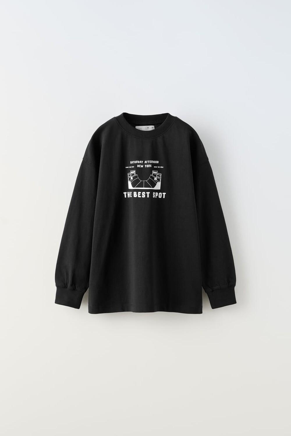 

Футболка лучшее пятно ZARA, черный