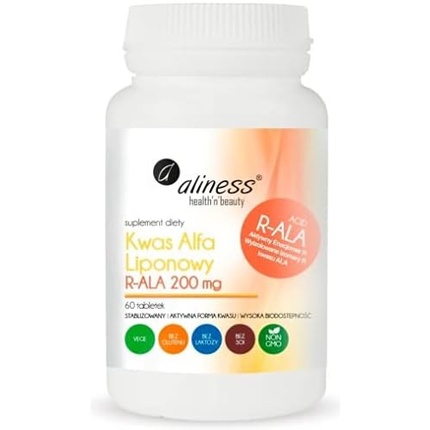 Aliness Альфа-липоевая кислота ALA 200 мг 60 таблеток