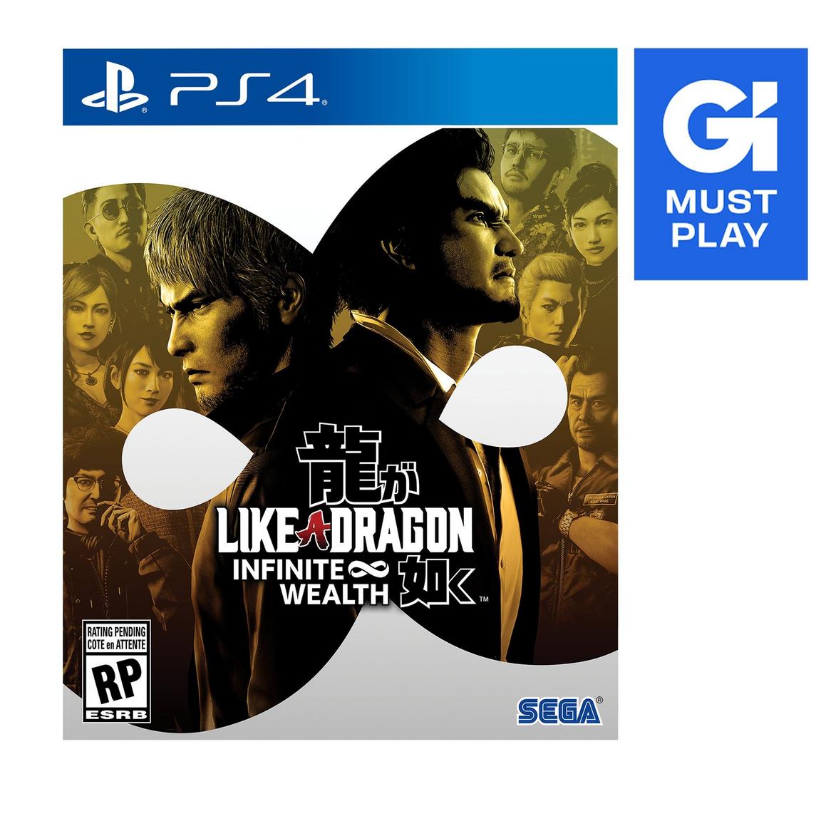 Видеоигра Like a Dragon: Infinite Wealth Launch Edition - PlayStation 4 игра yakuza like a dragon day ichi edition для playstation 4