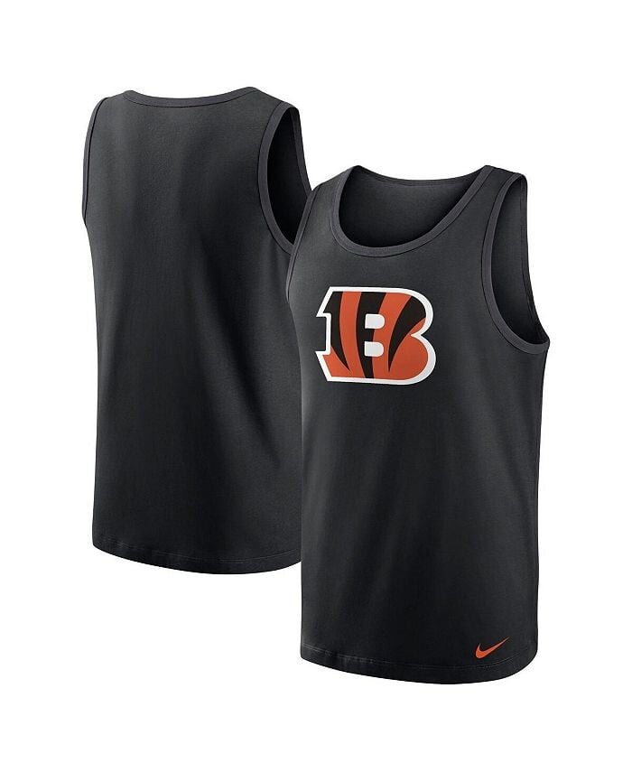 

Мужская черная майка Cincinnati Bengals Tri-Blend Nike, черный