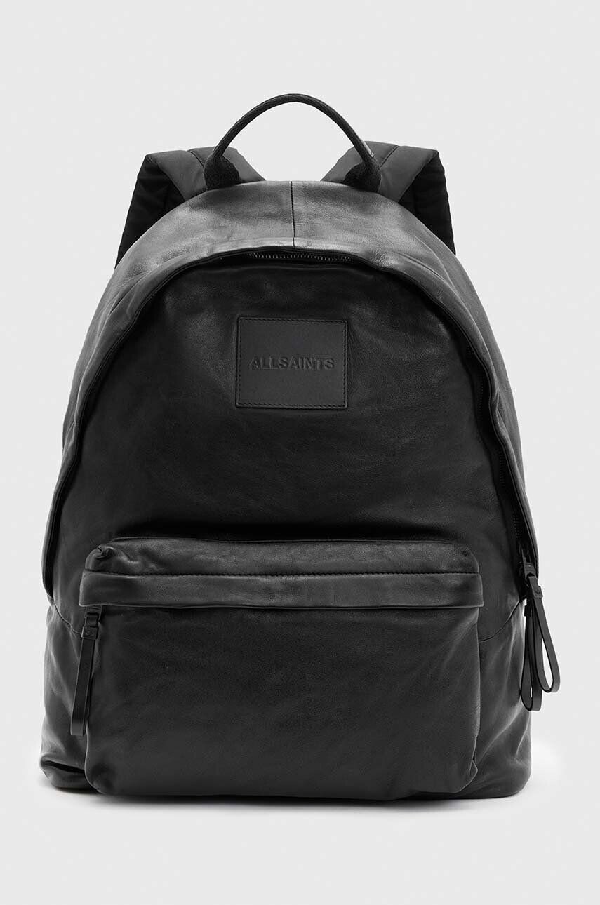 

Кожаный рюкзак AllSaints CARABINER BACKPACK, черный