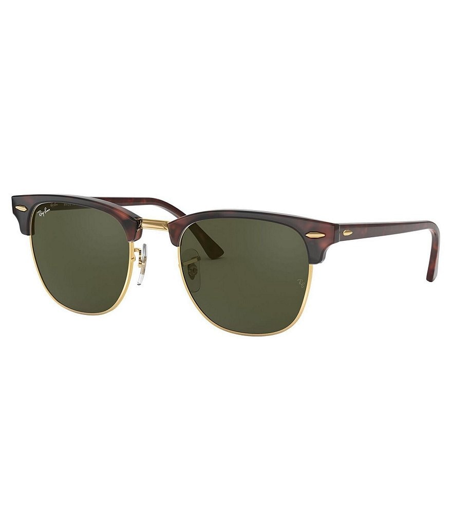 Классические солнцезащитные очки Ray-Ban Clubmaster, коричневый