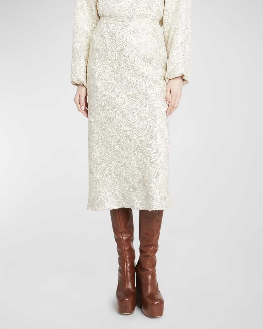 

Юбка миди с тиснением Separ Dries Van Noten
