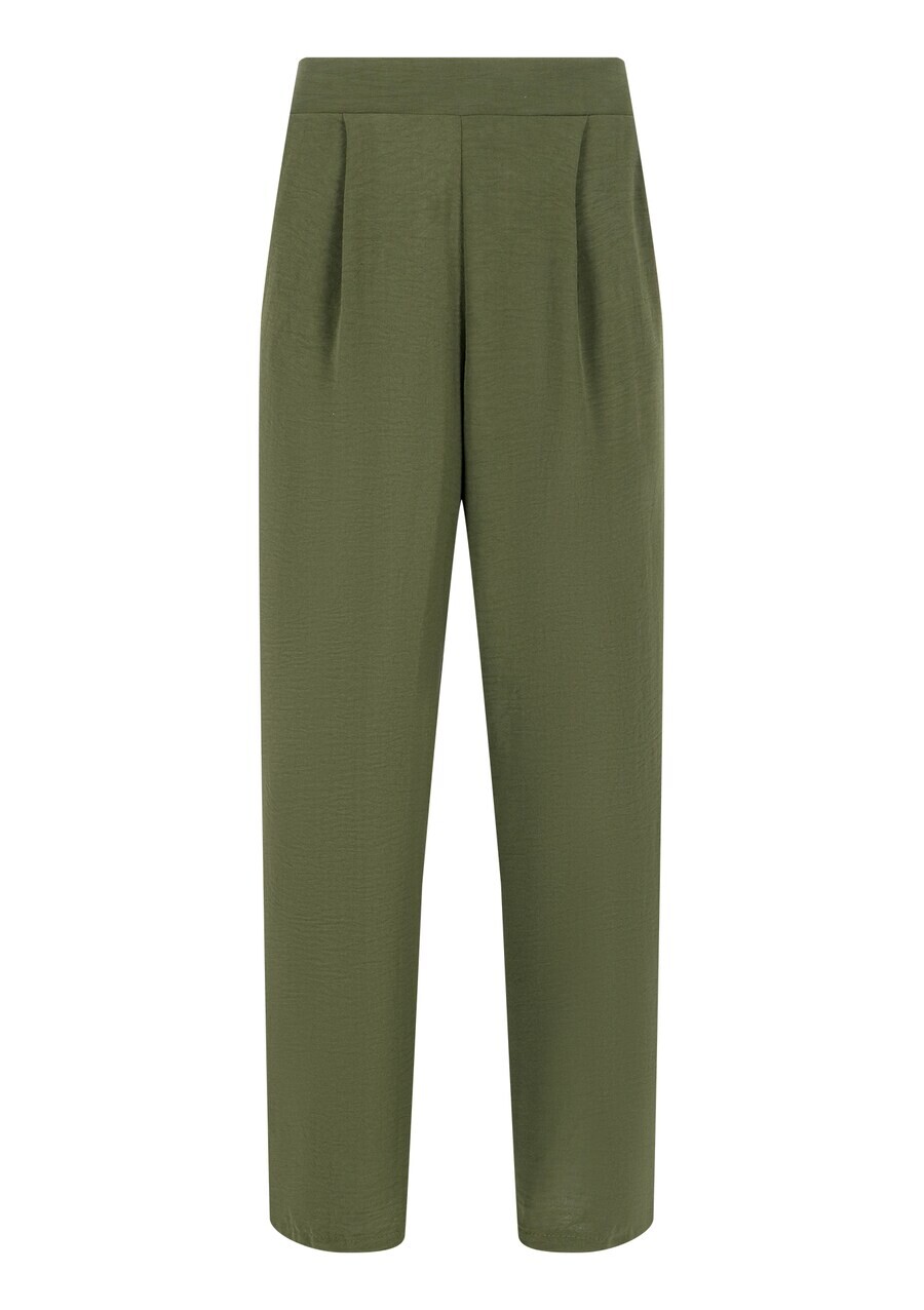 

Брюки LolaLiza Wide leg Pleat-Front Pants, оливковый