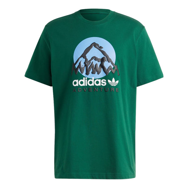 Футболка Adidas Originals Adv MTN Fleece Tee 'Green', зеленый