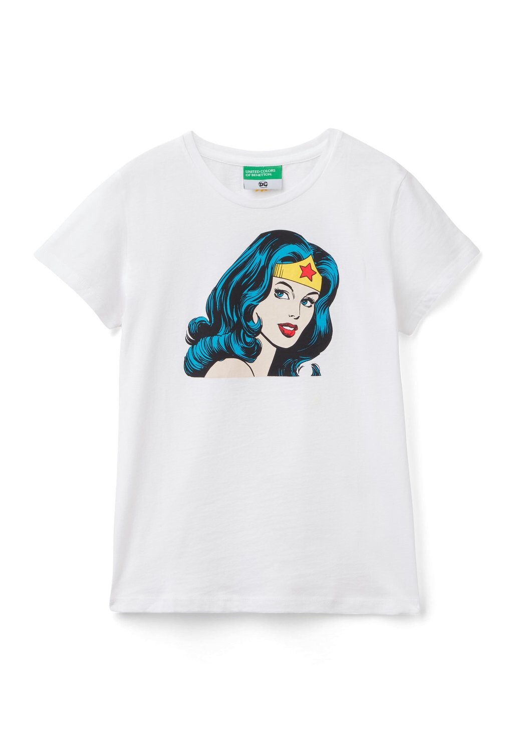 

Футболка с принтом Dc Comics United Colors of Benetton, белый