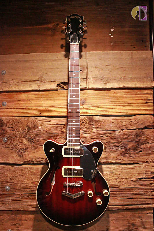 

Электрогитара Gretsch G2655-P90 Streamliner Center Block Jr. Double-Cut P90 E. Guitar w/ V-Stoptail, Claret Busrt