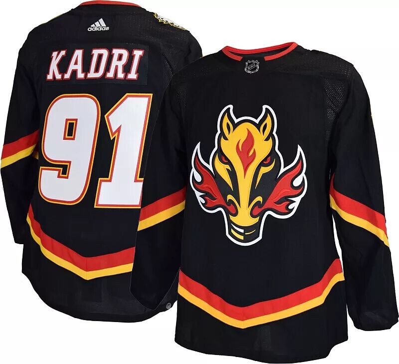 

Джерси Adidas Calgary Flames Third Authentic Nazem Kadri № 91