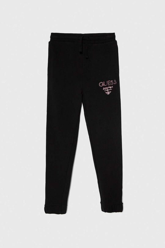 

Спортивные брюки из хлопка для мальчиков Guess, черный