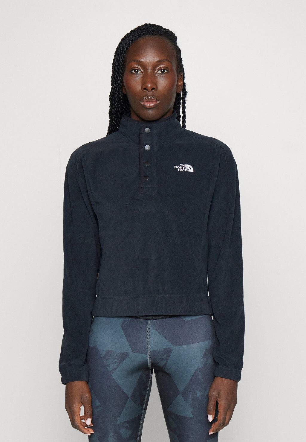 

Флисовая куртка The North Face HOMESAFE SNAP NECK, черный