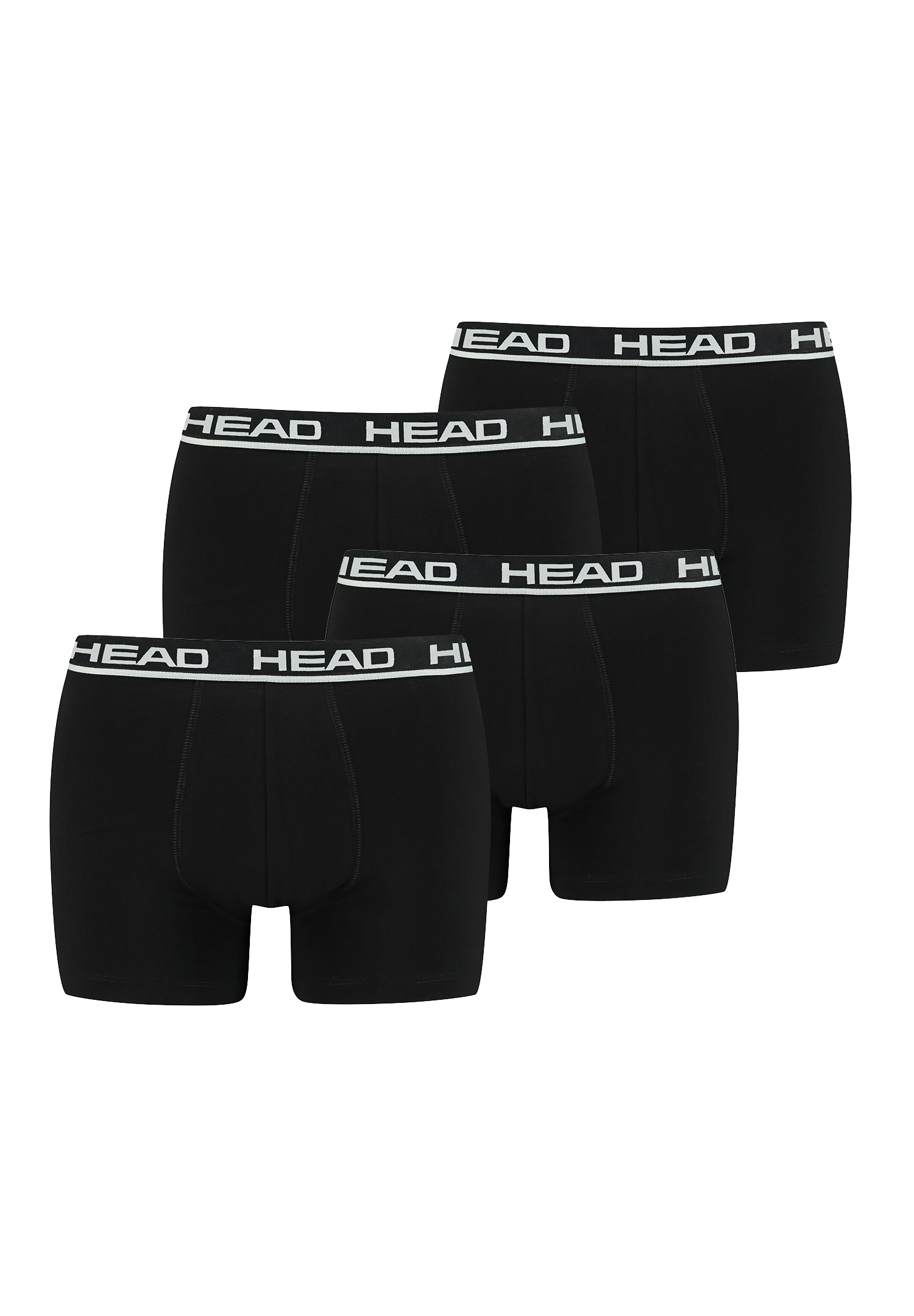 Боксеры HEAD Boxershorts Head Basic Boxer 4P, цвет 005 - Black цена и фото