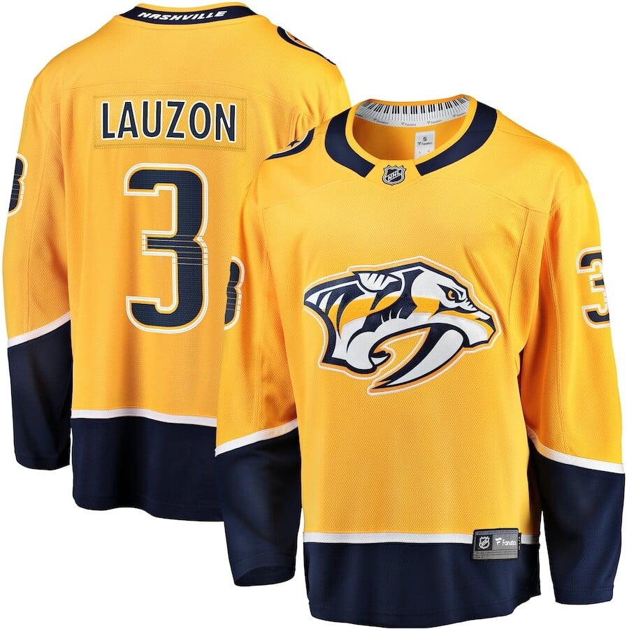 

Джерси Fanatics Branded Nashville Predators, золотой