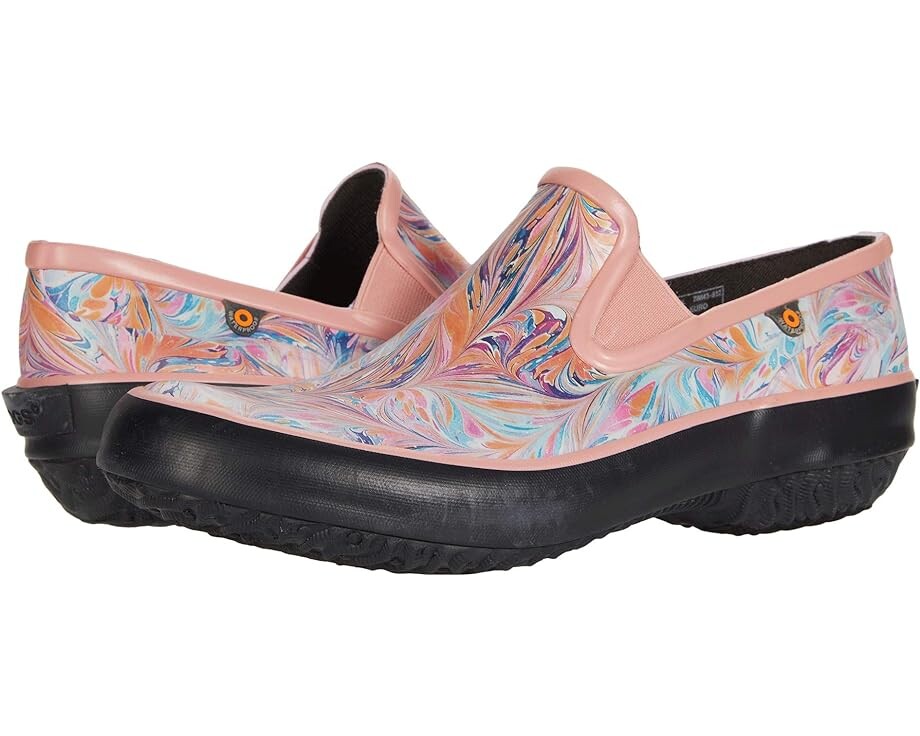 

Сабо Bogs Patch Slip-On Marble, коралловый