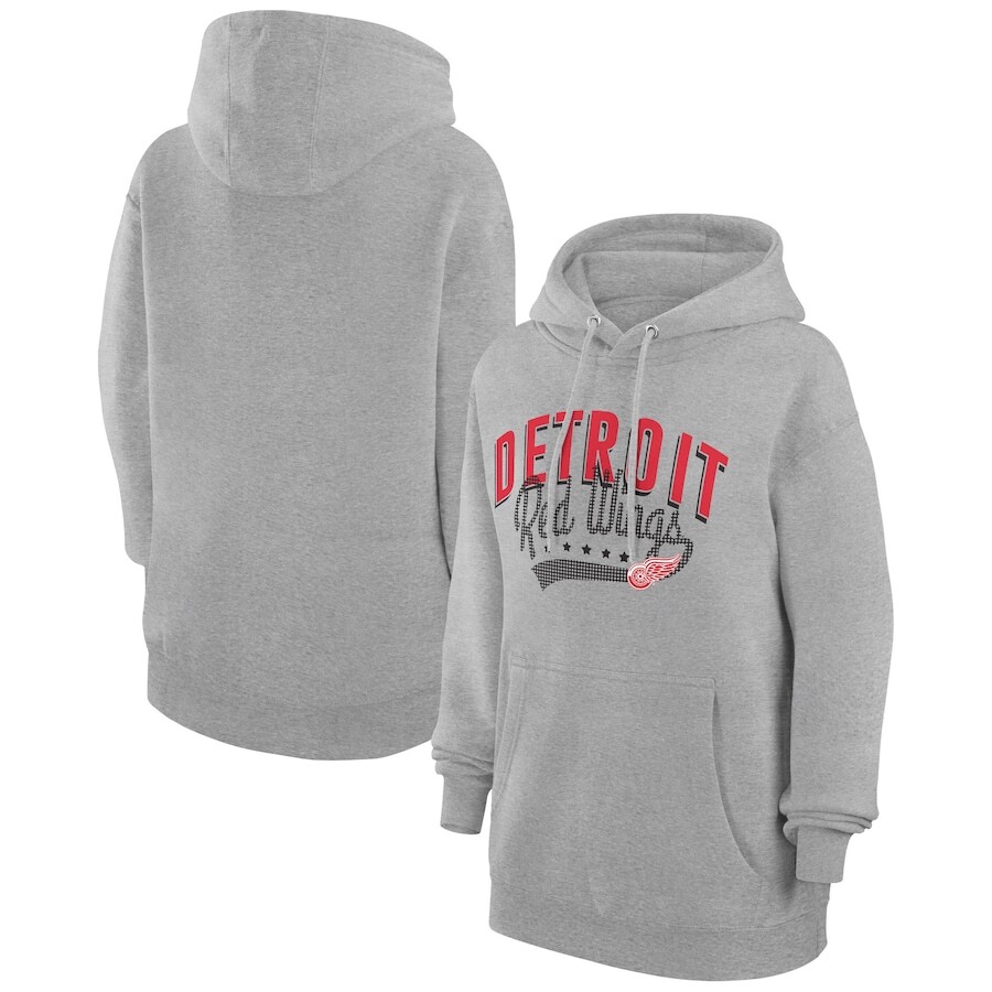 

Пуловер с капюшоном G-III 4Her by Carl Banks Detroit Red Wings, серый